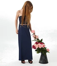 Theme NYC Big Girls Joey Satin Maxi Skirt