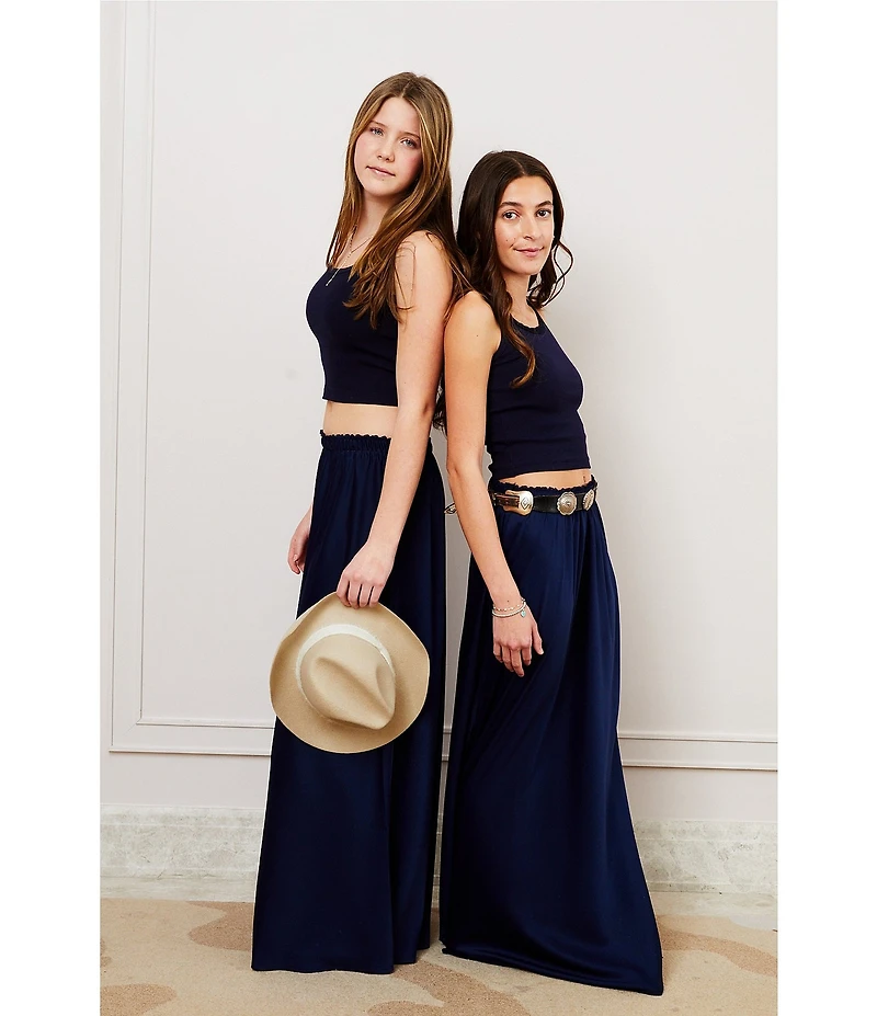 Theme NYC Big Girls Joey Satin Maxi Skirt