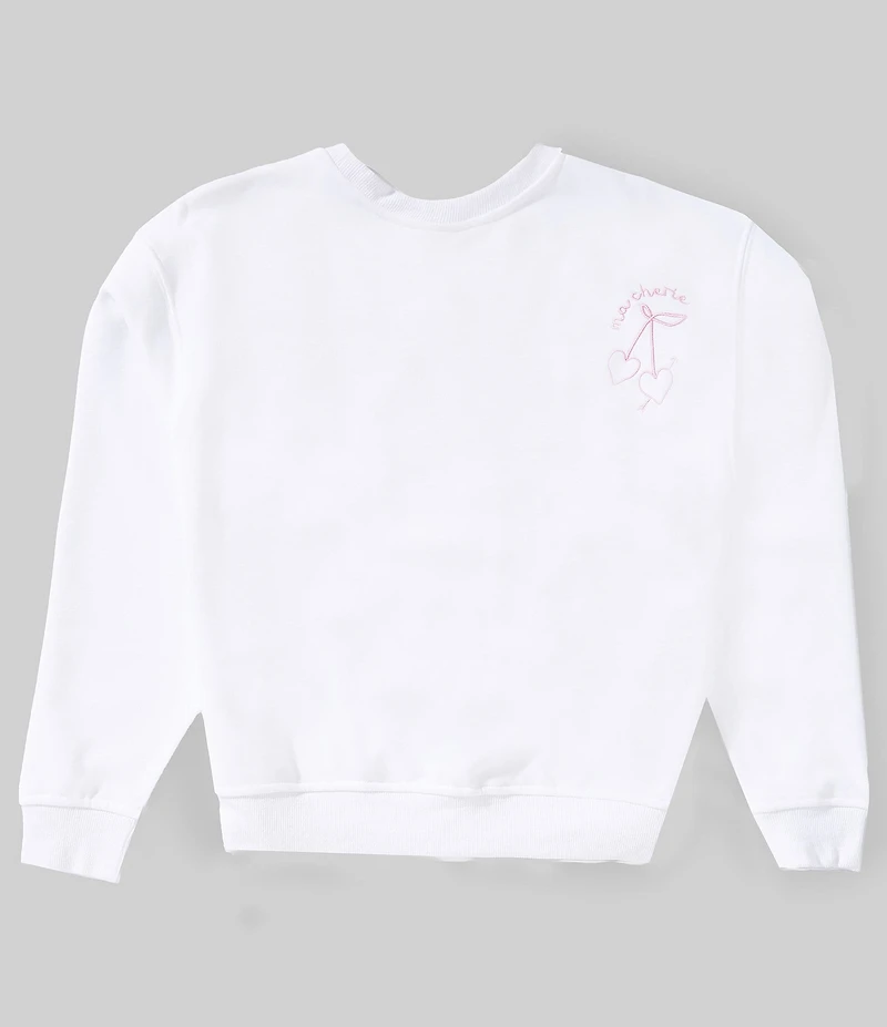Theme NYC Big Girls Long-Sleeve Molly French Terry Sweatshirt