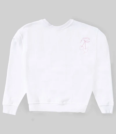 Theme NYC Big Girls Long-Sleeve Molly French Terry Sweatshirt
