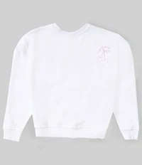 Theme NYC Big Girls Long-Sleeve Molly French Terry Sweatshirt