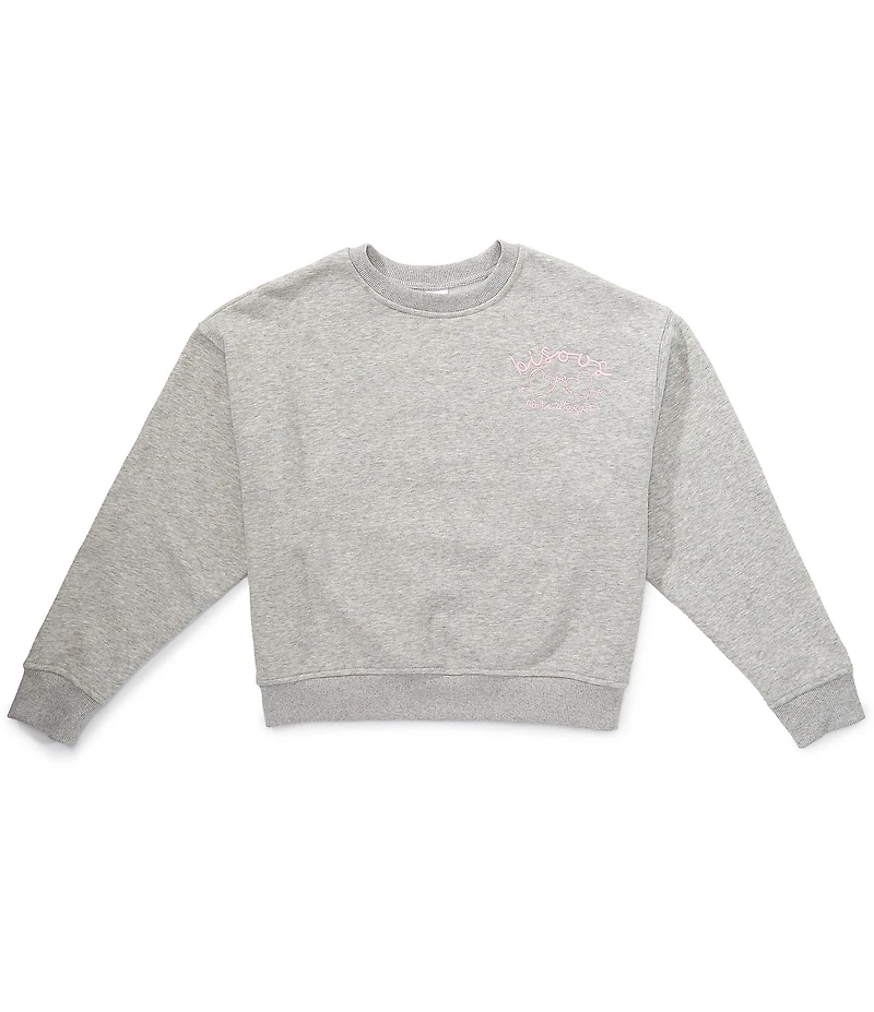 Theme NYC Big Girls Long Sleeve Molly French Terry Sweatshirt