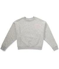 Theme NYC Big Girls Long Sleeve Molly French Terry Sweatshirt
