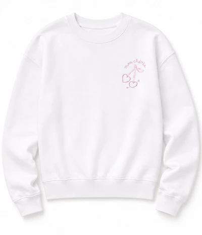 Theme NYC Big Girls Long-Sleeve Molly French Terry Sweatshirt