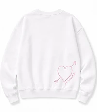 Theme NYC Big Girls Long Sleeve Molly French Terry Sweatshirt