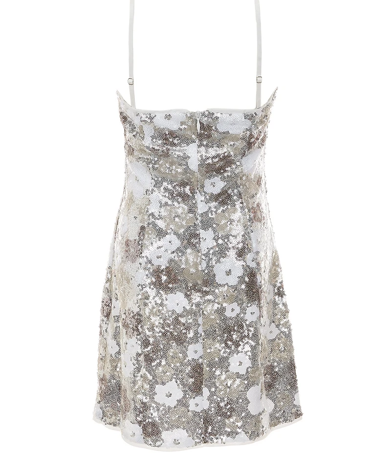 Theme NYC Big Girls Maisy Flower Sequin Dress