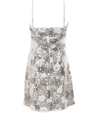 Theme NYC Big Girls Maisy Flower Sequin Dress