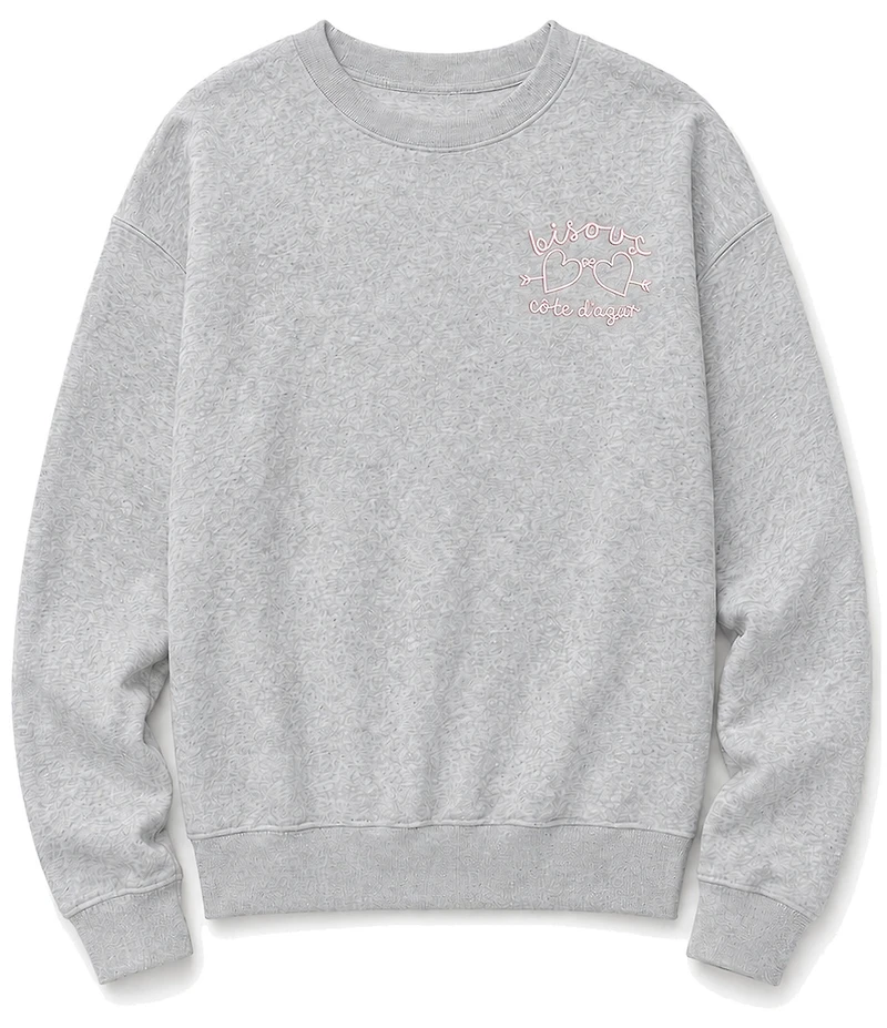 Theme NYC Big Girls #double;Paris#double; Molly French Terry Sweatshirt