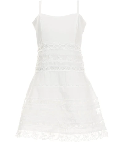 Theme NYC Big Girls Sleeveless Isabella Bow And Heart Lace Sheath Dress