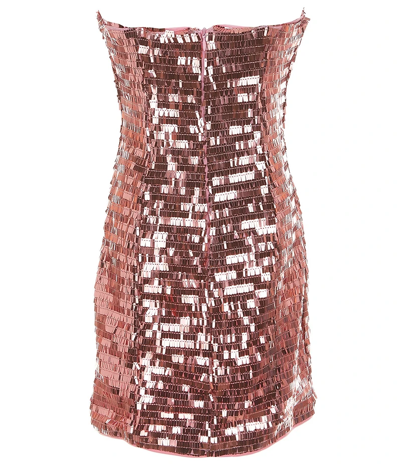 Theme NYC Big Girls Strapless Sam Sequin-Embellished Dress