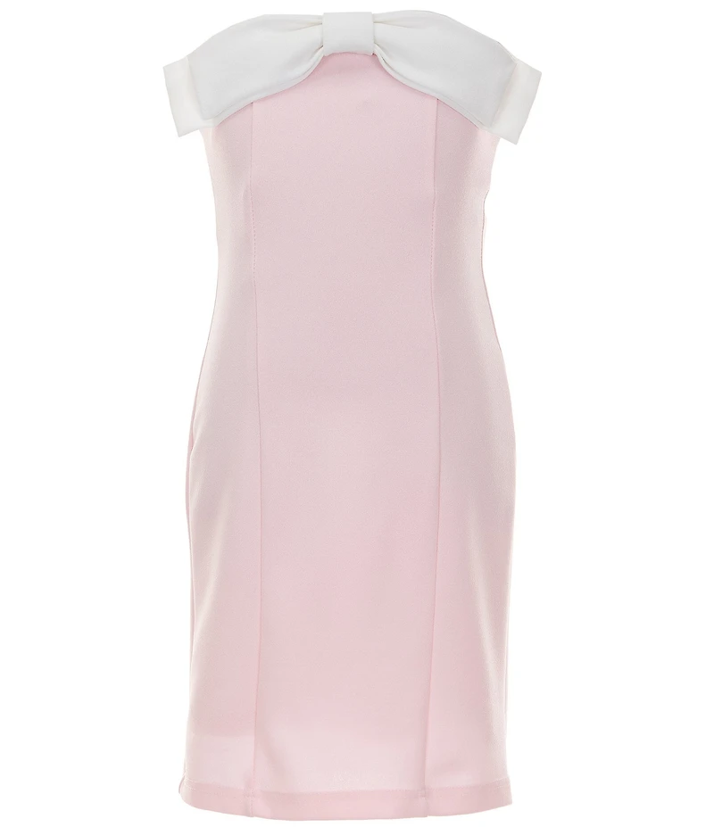 Theme NYC Girls James Strapless Bow-Accented Dress