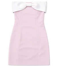 Theme NYC Big Girls James Strapless Bow-Accented Dress