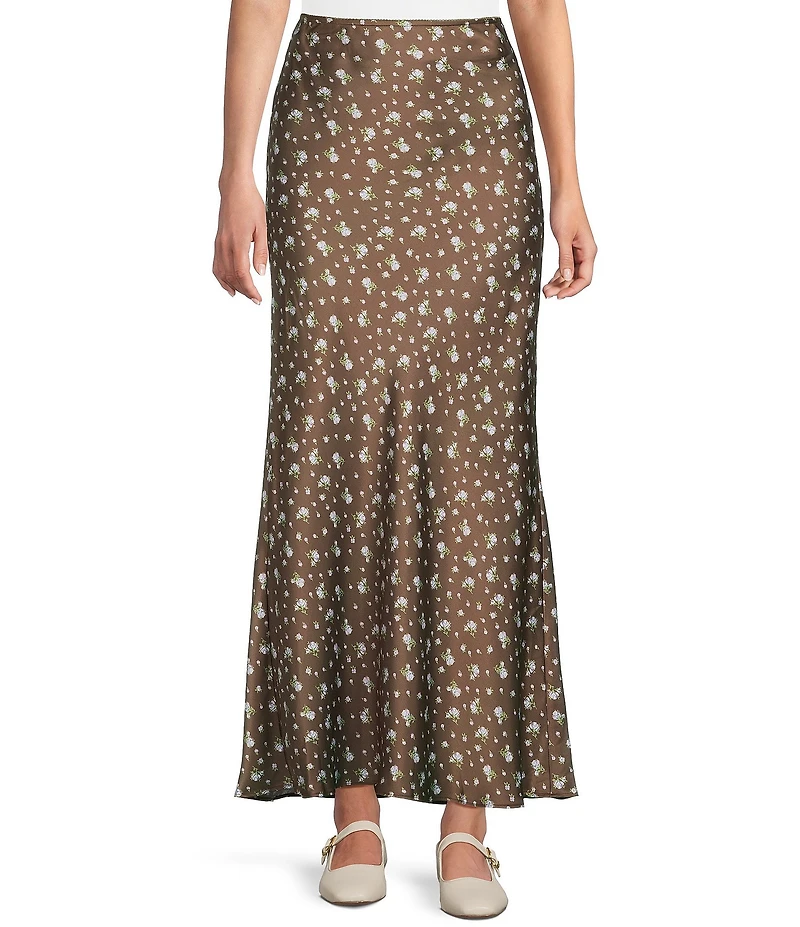 Things Between Floral Print Maxi Skirt