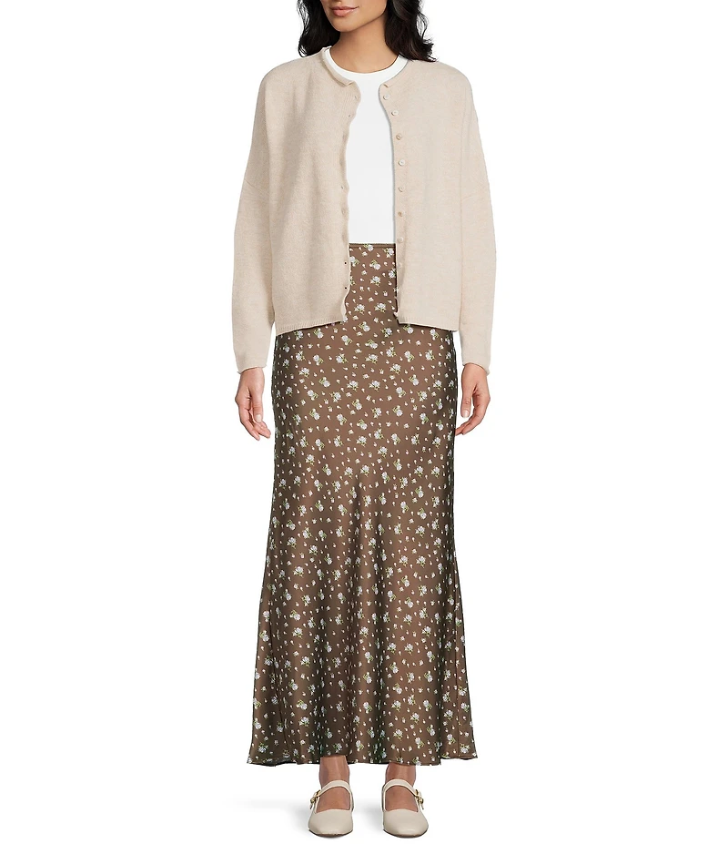Things Between Floral Print Maxi Skirt