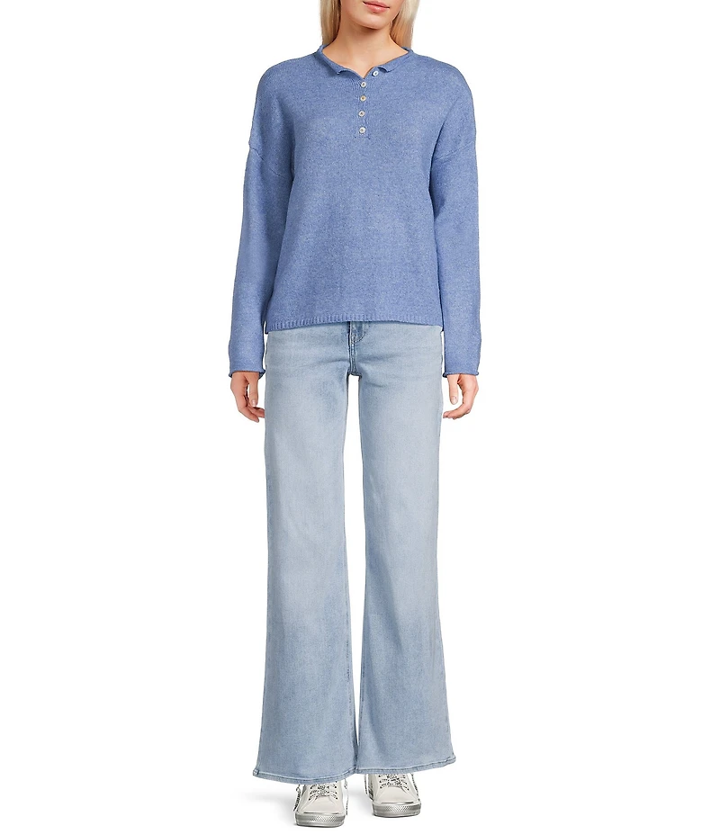 Things Between Henley Long Sleeve Sweater