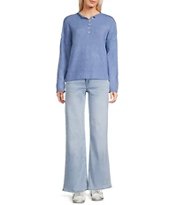 Things Between Henley Long Sleeve Sweater