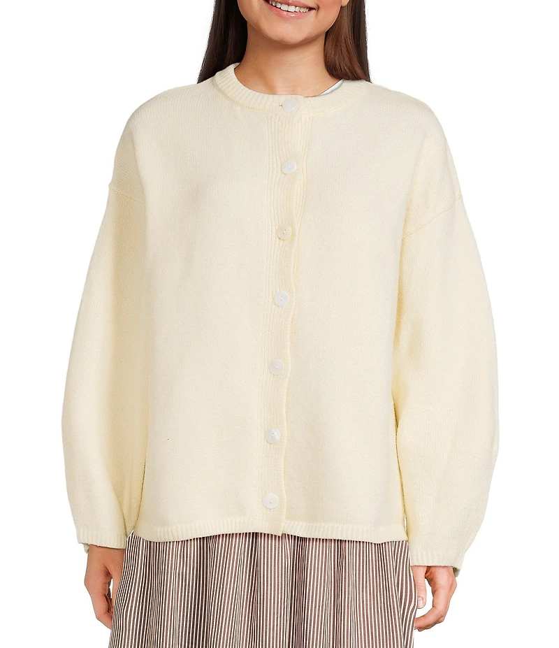 Things Between Long Sleeve Heavy Weight Button Front Cardigan