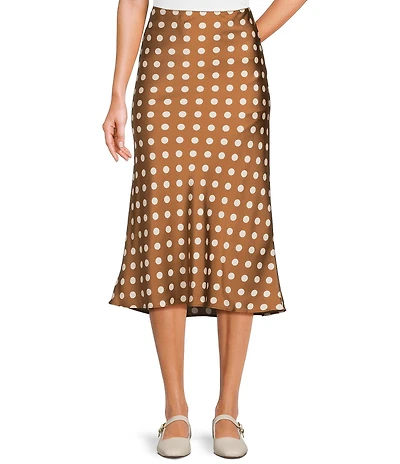 Things Between Maxi Polka Dot Skirt