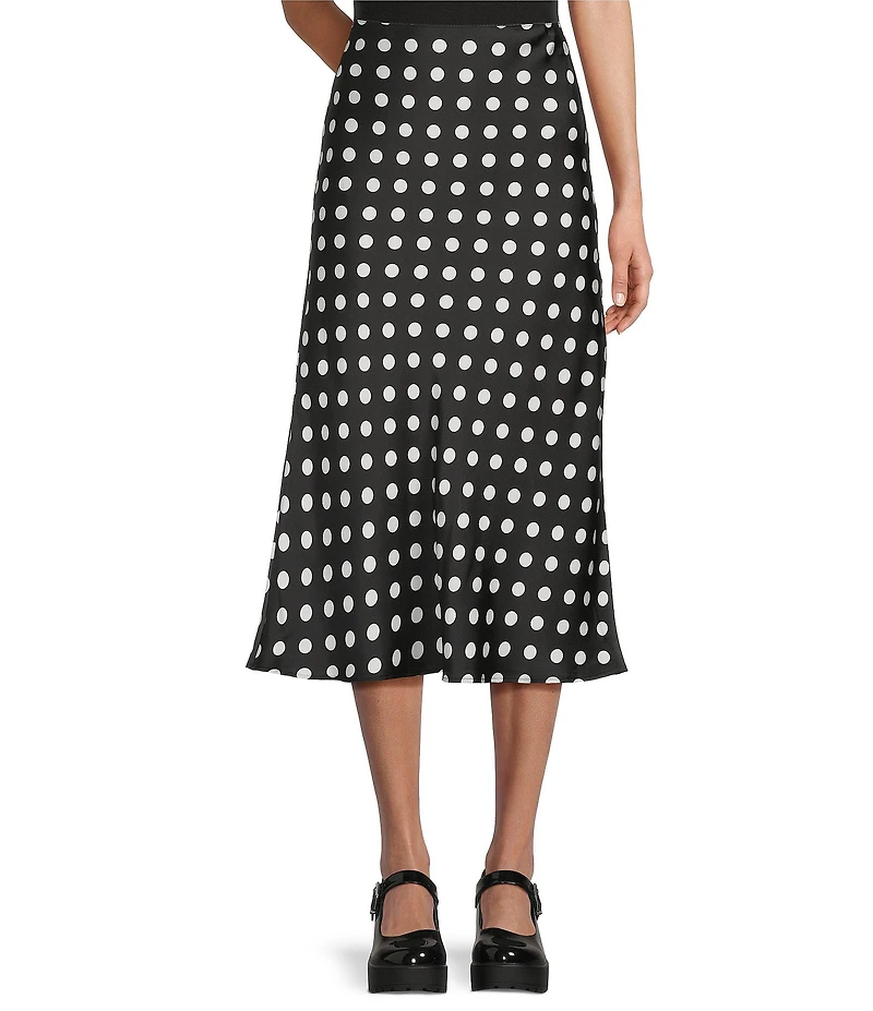 Things Between Polka Dot Midi Skirt