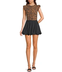 Things Between Mini Bubble Skirt