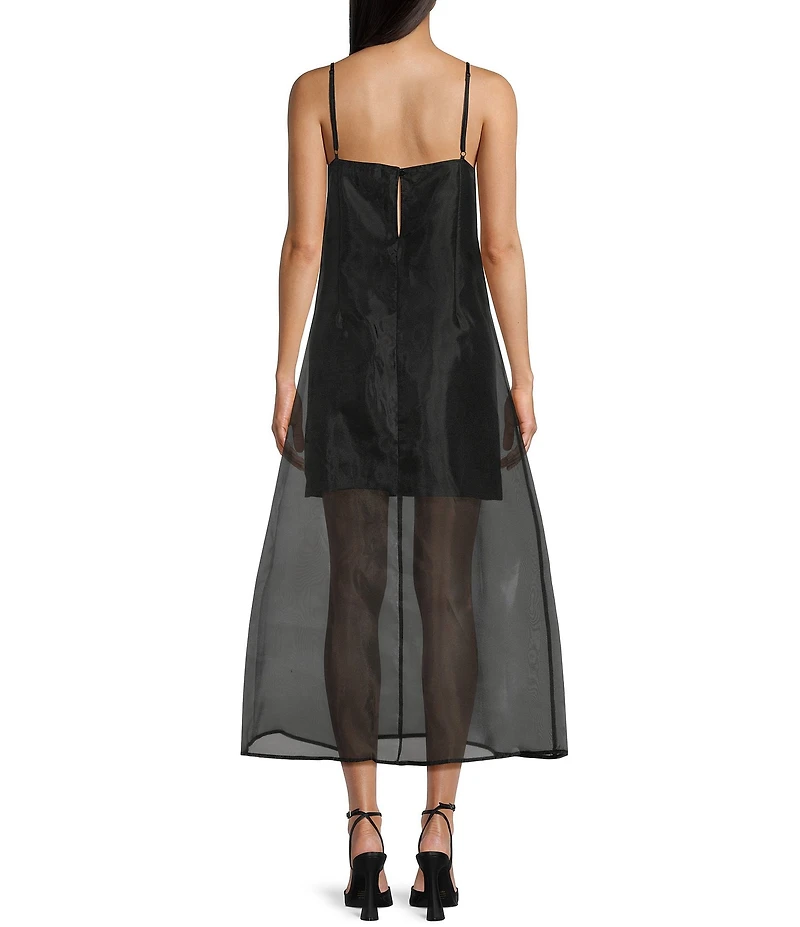Things Between Organza Maxi Shift Dress