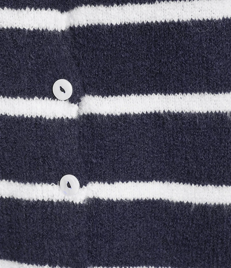Things Between Piper Stripe Button Front Cardigan