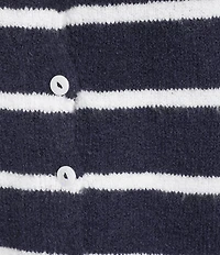 Things Between Piper Stripe Button Front Cardigan