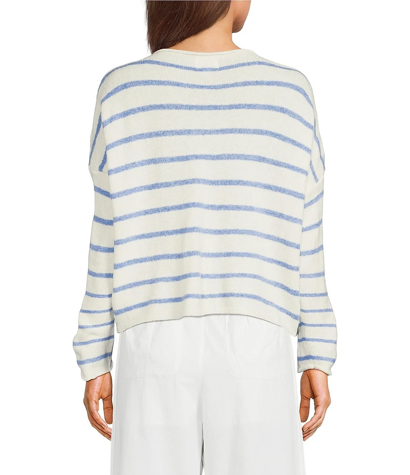 Things Between Piper Stripe Button Front Cardigan