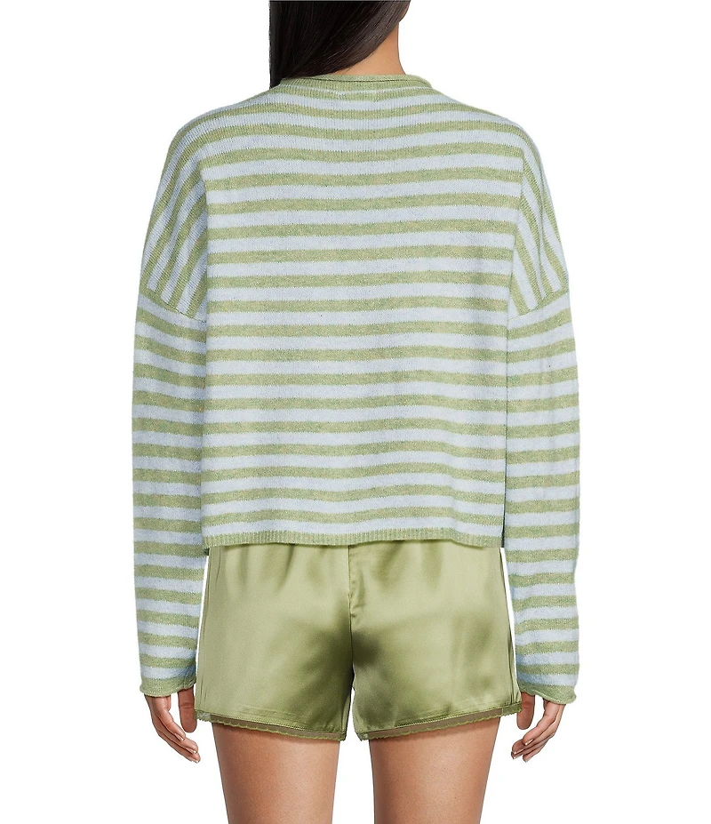 Things Between Piper Striped Button-Front Cardigan