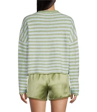 Things Between Piper Striped Button-Front Cardigan