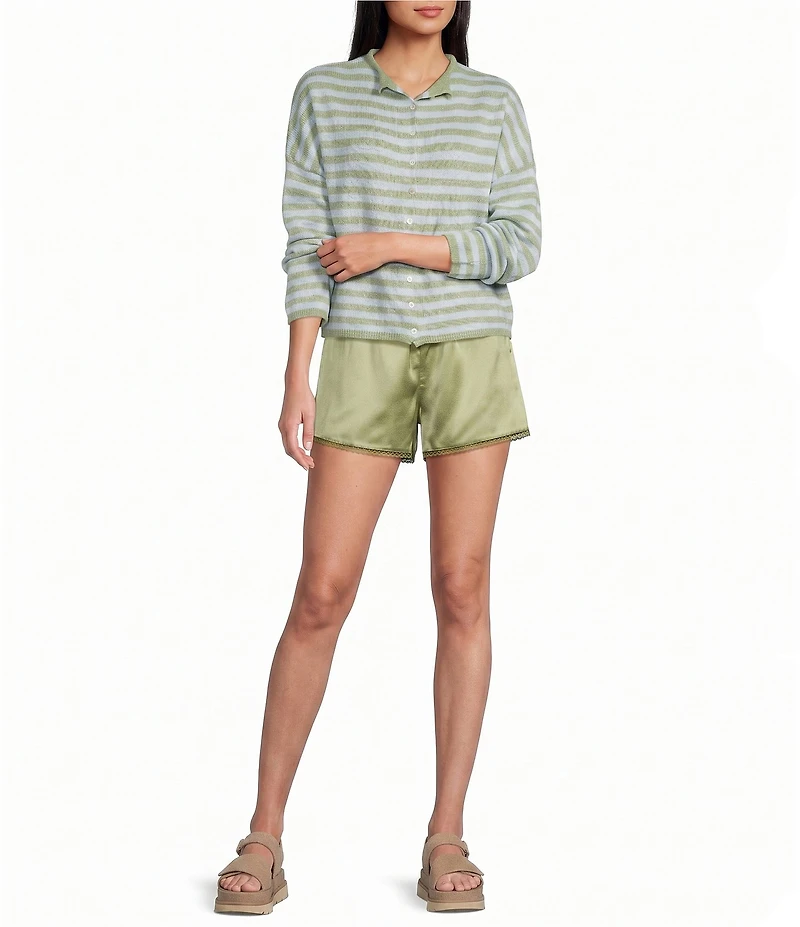 Things Between Piper Striped Button-Front Cardigan