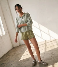 Things Between Piper Striped Button-Front Cardigan