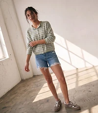 Things Between Piper Striped Button-Front Cardigan