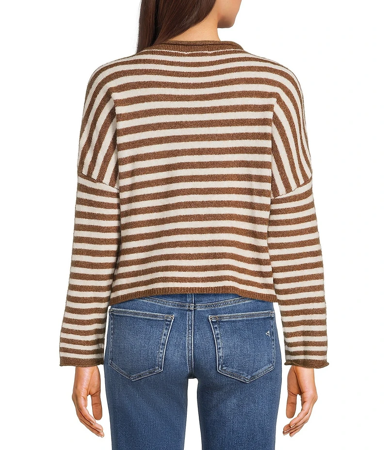 Things Between Piper Striped Button-Front Cardigan