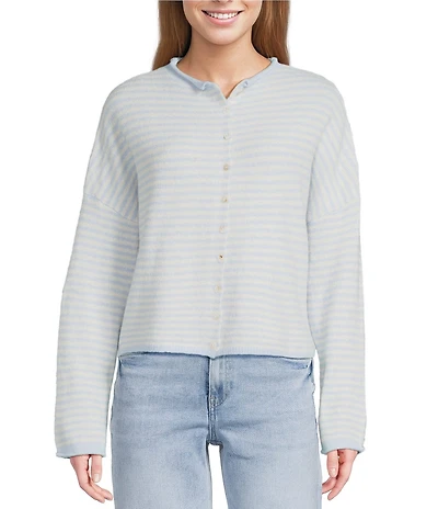 Things Between Piper Striped Button-Front Cardigan