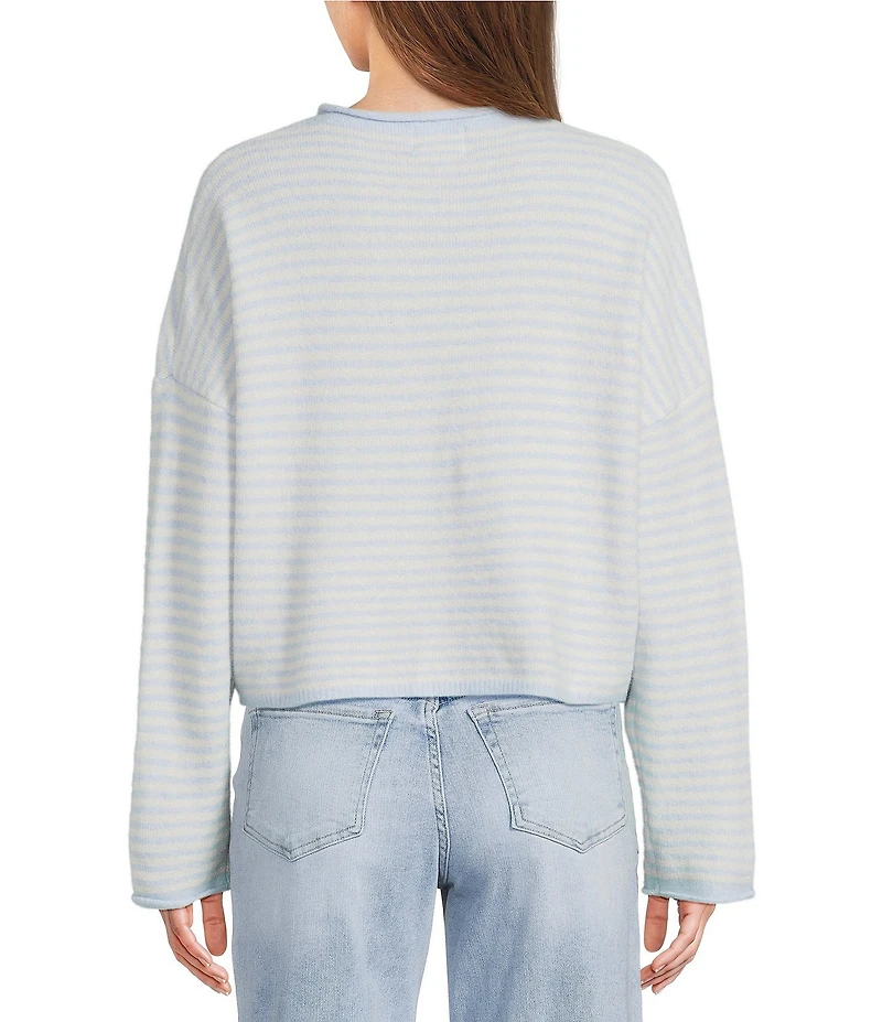 Things Between Piper Striped Button-Front Cardigan