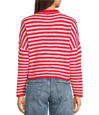 Things Between Piper Striped Button-Front Cardigan