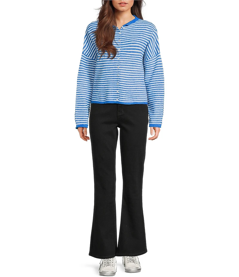 Things Between Piper Striped Button-Front Cardigan