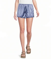 Things Between Satin Pull On Shorts