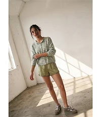 Things Between Satin Pull On Shorts