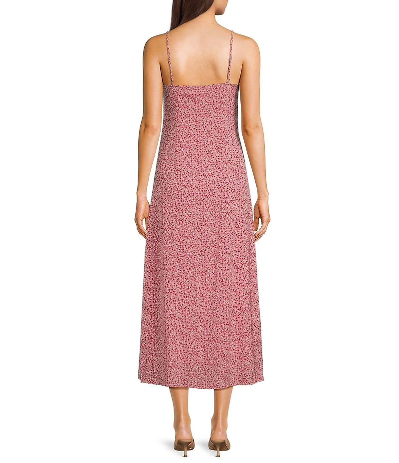 Things Between Sleeveless Floral Midi Dress