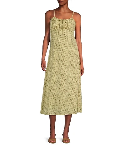 Things Between Sleeveless Floral Midi Dress