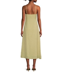 Things Between Sleeveless Floral Midi Dress