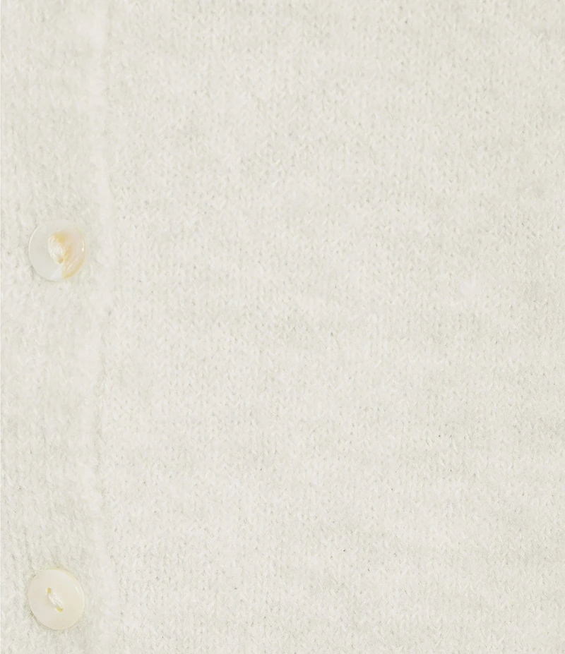 Things Between Solid Button Front Sweater Vest