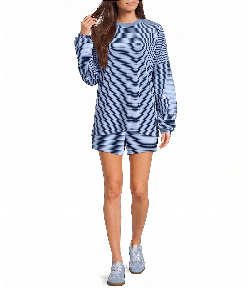 Things Between Stripe Knit Boxer Shorts