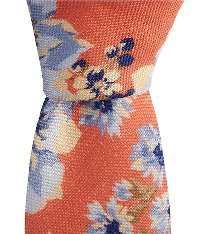 Thomas Pink Mason Floral 3.25#double; Silk Tie