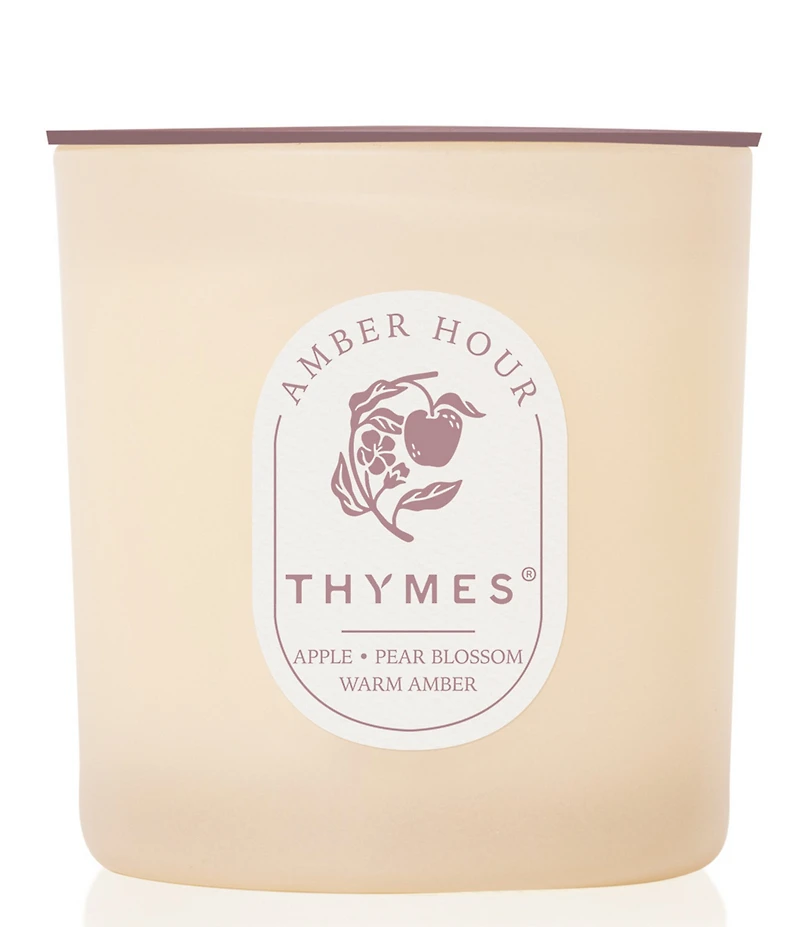 Thymes Amber Hour 2- Wick Aromatic Candle, 13 oz.