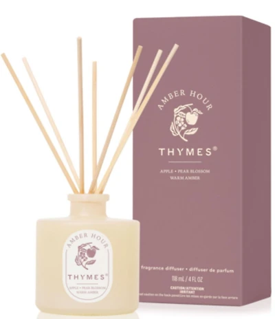 Thymes Amber Hour Petite Boxed Reed Diffuser