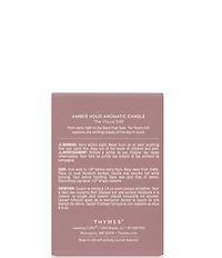 Thymes Amber Hour Poured Aromatic Candle, 6.5 oz.