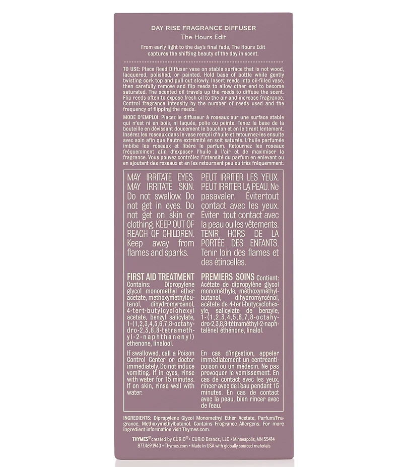 Thymes Day Rise Petite Boxed Reed Diffuser